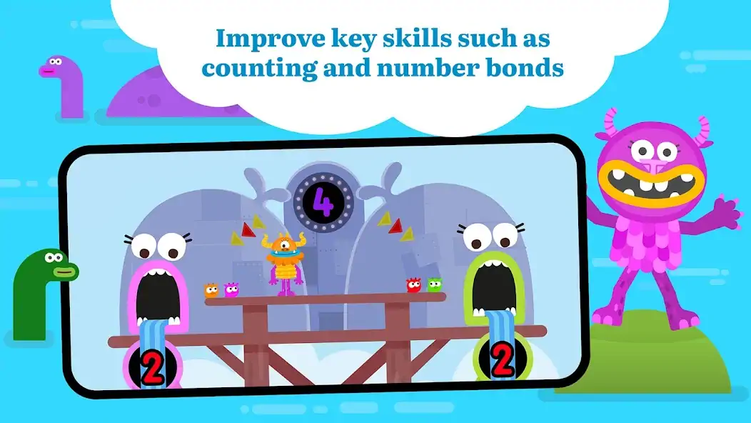 Download Teach Monster Number Skills [MOD, Unlimited money/coins] + Hack [MOD, Menu] for Android