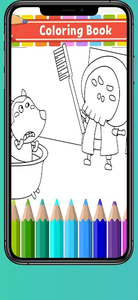 Download Wolfoo Coloring Book 2 [MOD, Unlimited money/gems] + Hack [MOD, Menu] for Android