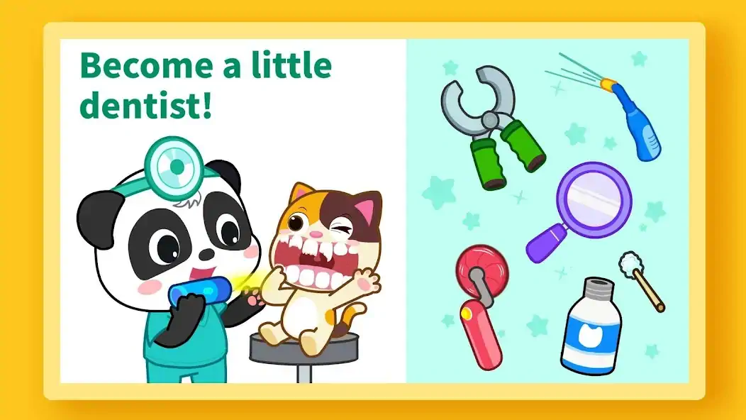 Download Baby Panda: Dental Care [MOD, Unlimited money/gems] + Hack [MOD, Menu] for Android
