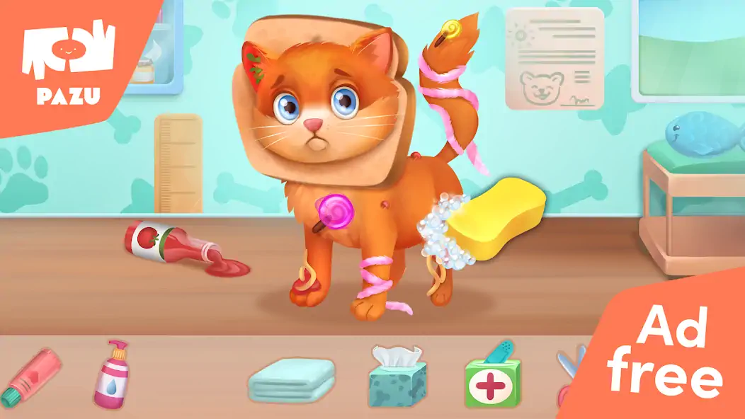 Download Pet Doctor Care games for kids [MOD, Unlimited money/gems] + Hack [MOD, Menu] for Android
