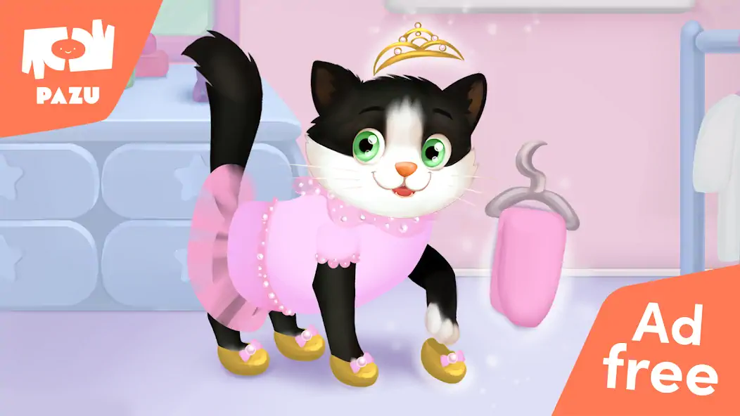 Download Cat game - Pet Care & Dress up [MOD, Unlimited money/gems] + Hack [MOD, Menu] for Android