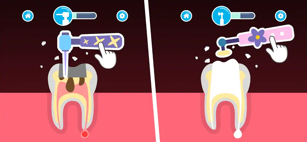 Download Dentist Doctor Games for Baby [MOD, Unlimited money/coins] + Hack [MOD, Menu] for Android