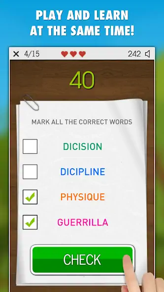 Download Spelling Master PRO [MOD, Unlimited money] + Hack [MOD, Menu] for Android