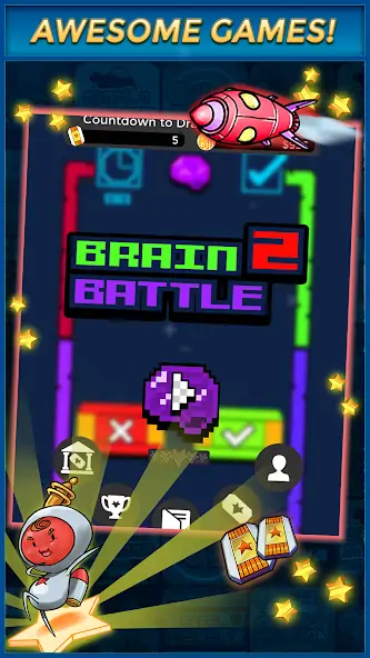 Download Brain Battle 2 - Make Money [MOD, Unlimited money/gems] + Hack [MOD, Menu] for Android