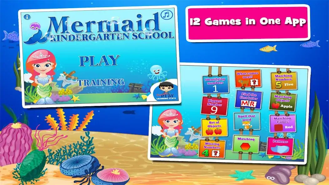 Download Mermaid Princess Pre K Games [MOD, Unlimited money] + Hack [MOD, Menu] for Android