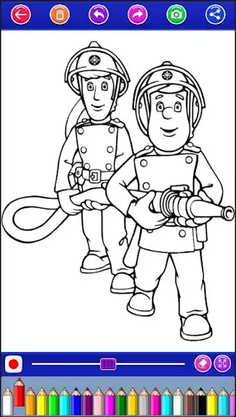 Download Firefighter Coloring Book : Sa [MOD, Unlimited money/coins] + Hack [MOD, Menu] for Android