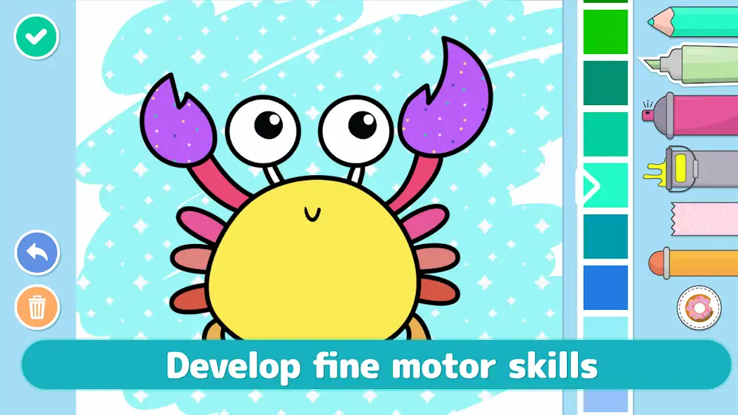 Download Coloring games for kids Learn [MOD, Unlimited money] + Hack [MOD, Menu] for Android