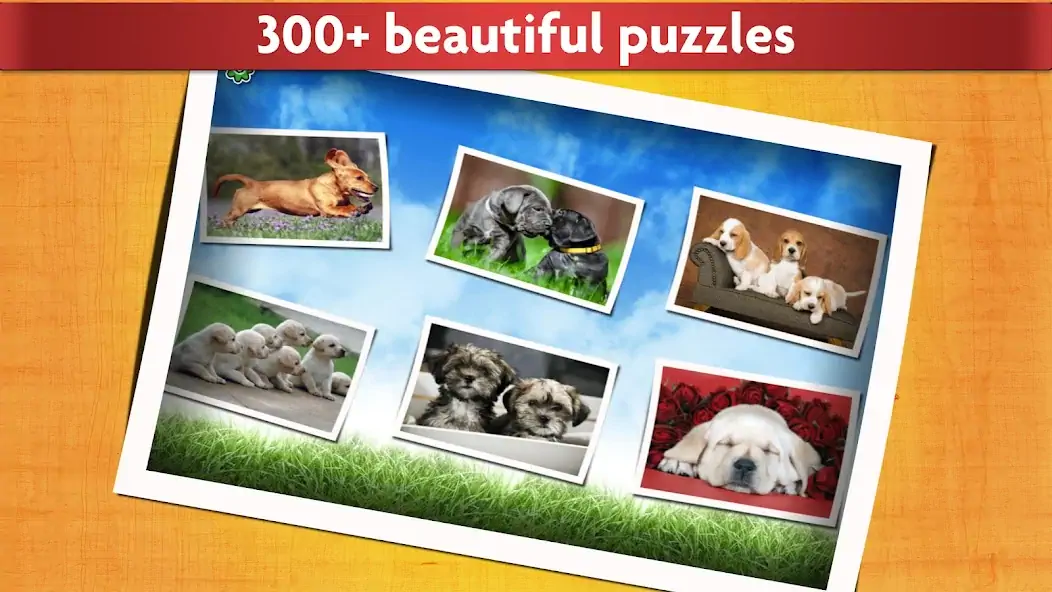 Download Dogs Jigsaw Puzzle Game Kids [MOD, Unlimited coins] + Hack [MOD, Menu] for Android