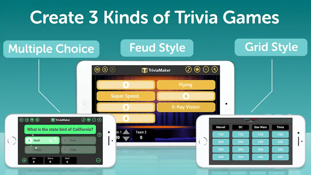 Download TriviaMaker - Quiz Creator [MOD, Unlimited money/gems] + Hack [MOD, Menu] for Android