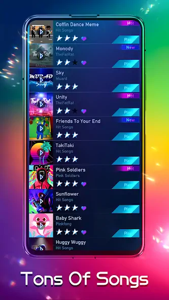 Download Piano Fire: Edm Music & Piano [MOD, Unlimited money/gems] + Hack [MOD, Menu] for Android