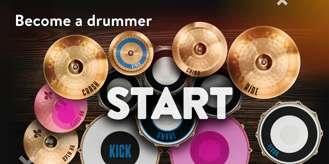 Download Real Drum: electronic drums [MOD, Unlimited money/gems] + Hack [MOD, Menu] for Android