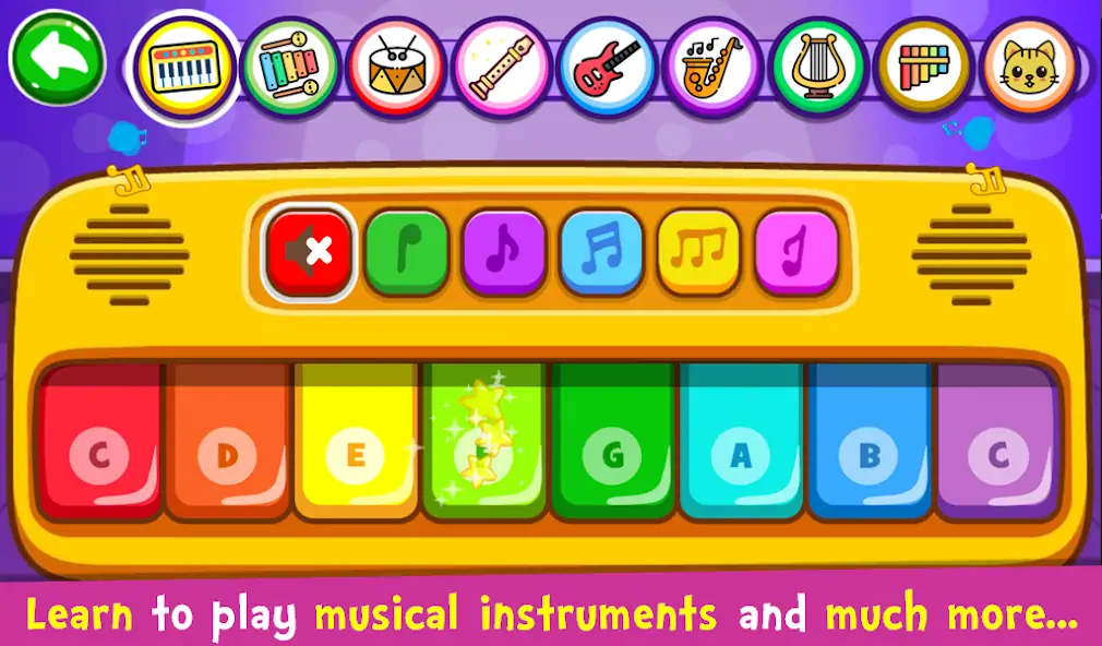 Download Piano Kids - Music & Songs [MOD, Unlimited money/gems] + Hack [MOD, Menu] for Android