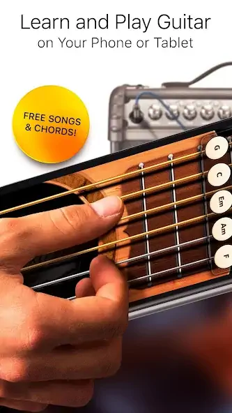 Download Real Guitar - Music Band Game [MOD, Unlimited coins] + Hack [MOD, Menu] for Android