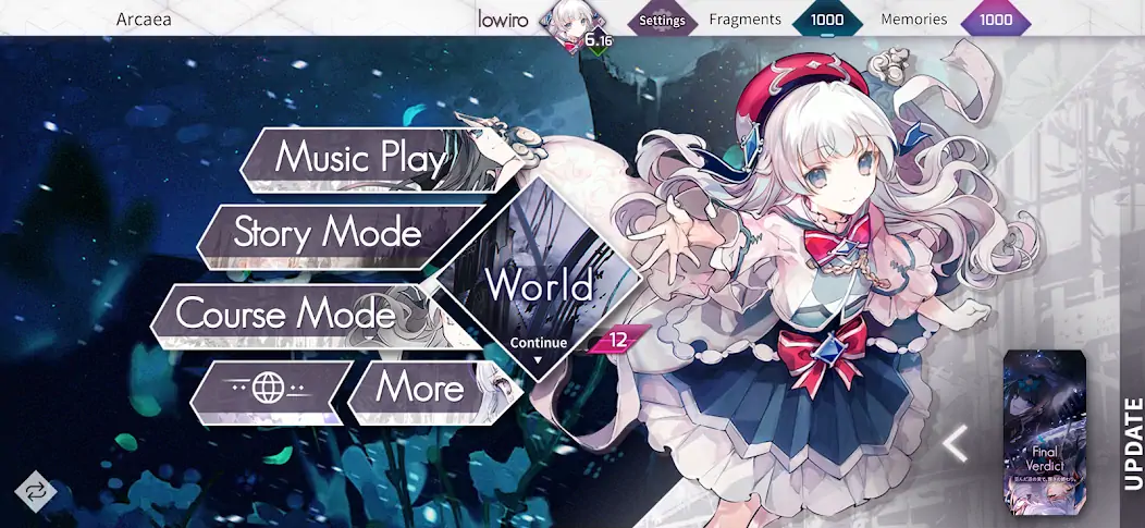 Download Arcaea [MOD, Unlimited money/coins] + Hack [MOD, Menu] for Android