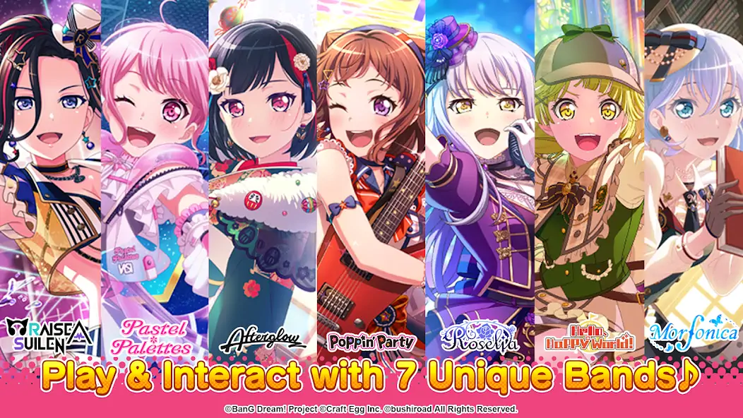 Download BanG Dream! Girls Band Party! [MOD, Unlimited coins] + Hack [MOD, Menu] for Android