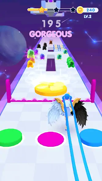 Download Dancing Hair - Music Race 3D [MOD, Unlimited coins] + Hack [MOD, Menu] for Android