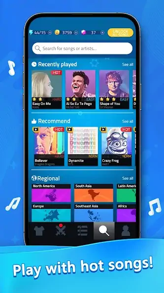 Download Beat Piano Tiles - Magic Tiles [MOD, Unlimited coins] + Hack [MOD, Menu] for Android