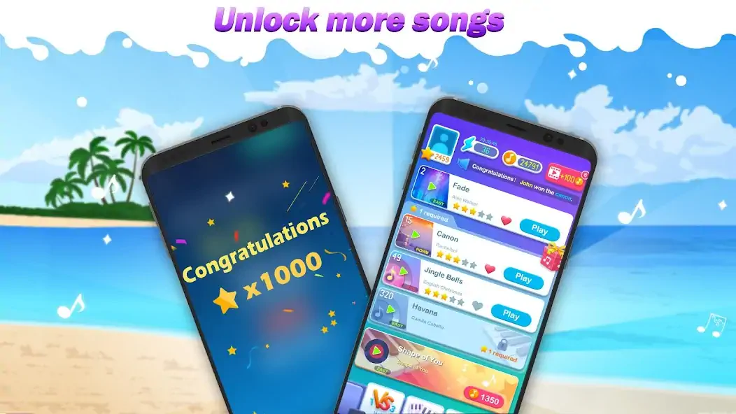 Download Dream Piano [MOD, Unlimited money/gems] + Hack [MOD, Menu] for Android
