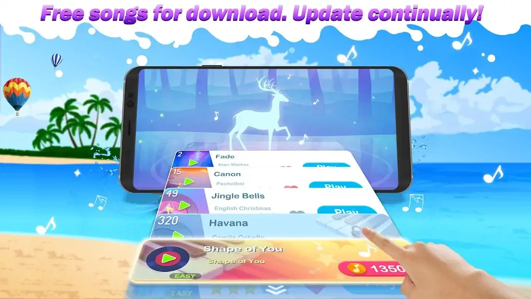 Download Dream Piano [MOD, Unlimited money/gems] + Hack [MOD, Menu] for Android