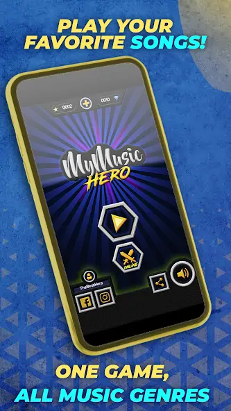 Download Guitar Hero Mobile: Music Game [MOD, Unlimited money] + Hack [MOD, Menu] for Android