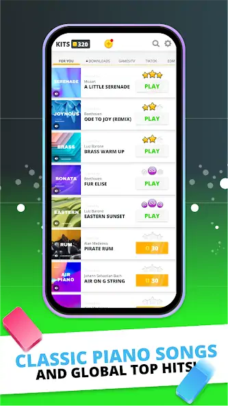 Download Infinite Tiles: EDM & Piano [MOD, Unlimited money/coins] + Hack [MOD, Menu] for Android