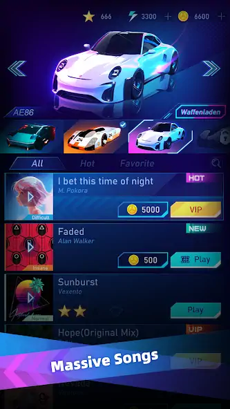 Download Music Racing GT: EDM & Cars [MOD, Unlimited money/gems] + Hack [MOD, Menu] for Android