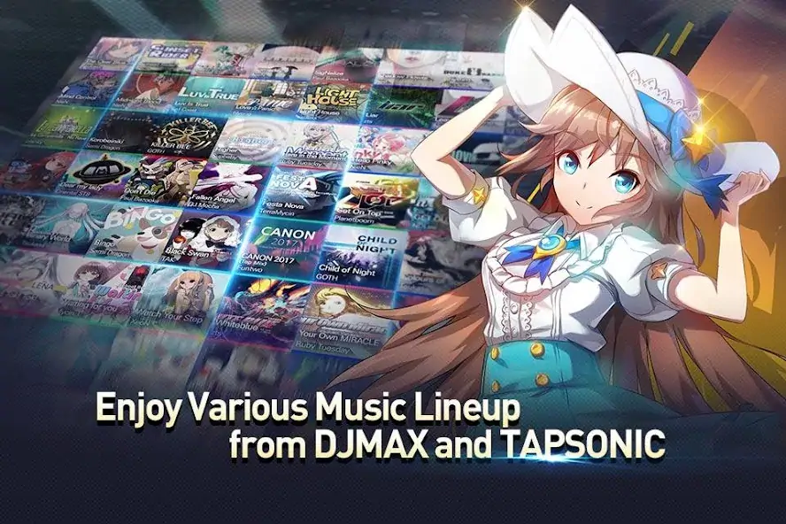 Download TAPSONIC TOP -Music Grand prix [MOD, Unlimited coins] + Hack [MOD, Menu] for Android