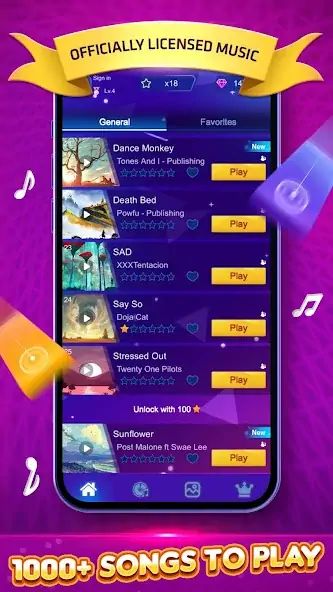 Download Piano Fever [MOD, Unlimited money/gems] + Hack [MOD, Menu] for Android
