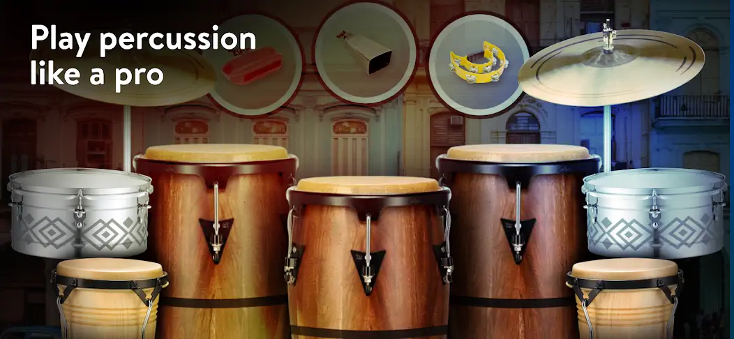 Download Real Percussion: drum pad [MOD, Unlimited money/coins] + Hack [MOD, Menu] for Android