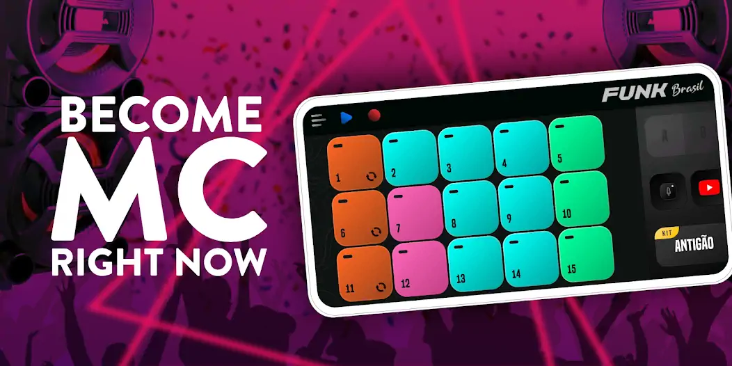 Download Funk Brasil: dj mpc launchpad [MOD, Unlimited money/gems] + Hack [MOD, Menu] for Android