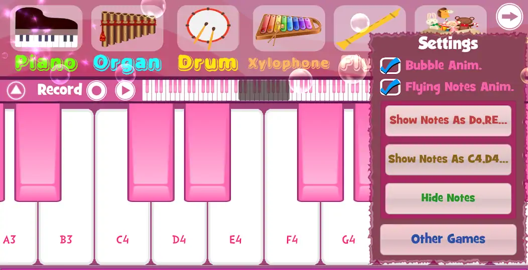 Download Pink Piano [MOD, Unlimited money] + Hack [MOD, Menu] for Android