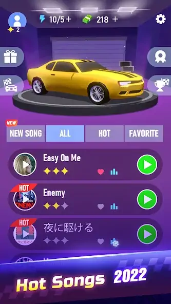 Download Music Beat Racer - Car Racing [MOD, Unlimited money/coins] + Hack [MOD, Menu] for Android