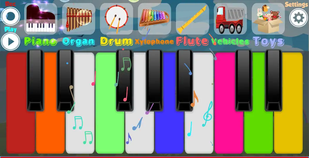 Download Kids Piano [MOD, Unlimited money] + Hack [MOD, Menu] for Android