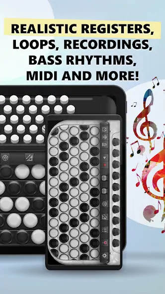 Download Accordion Chromatic Button [MOD, Unlimited money] + Hack [MOD, Menu] for Android