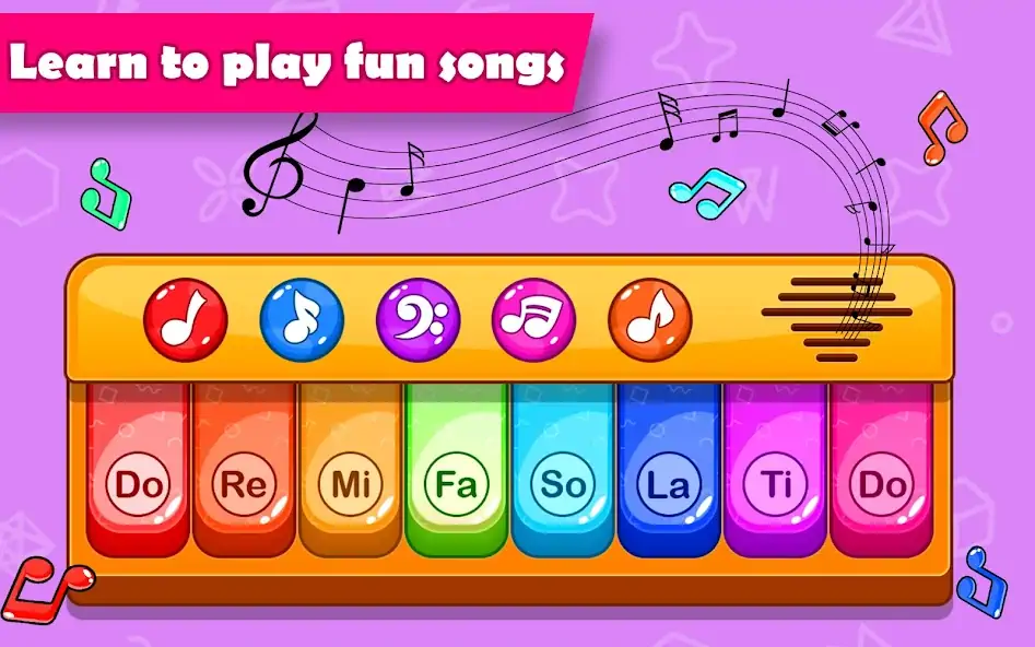 Download Baby Piano and Sounds for Kids [MOD, Unlimited money/coins] + Hack [MOD, Menu] for Android