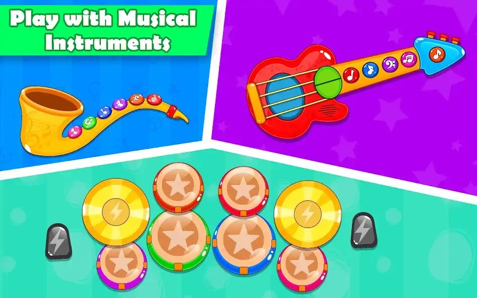 Download Baby Piano and Sounds for Kids [MOD, Unlimited money/coins] + Hack [MOD, Menu] for Android