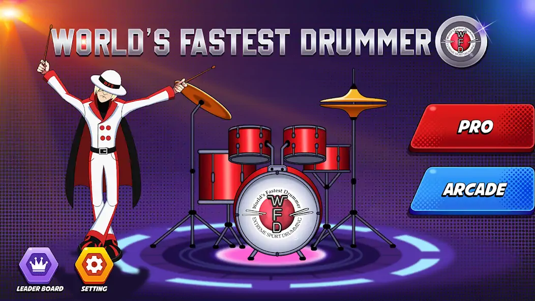 Download World's Fastest Drummer [MOD, Unlimited money/gems] + Hack [MOD, Menu] for Android