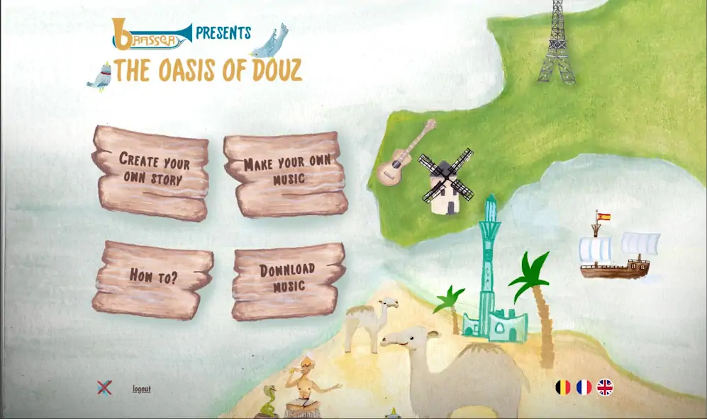 Download The Oasis of Douz [MOD, Unlimited coins] + Hack [MOD, Menu] for Android
