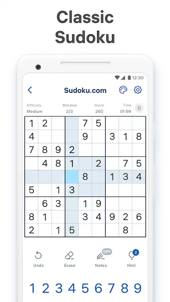 Download Sudoku.com - classic sudoku [MOD, Unlimited money/coins] + Hack [MOD, Menu] for Android