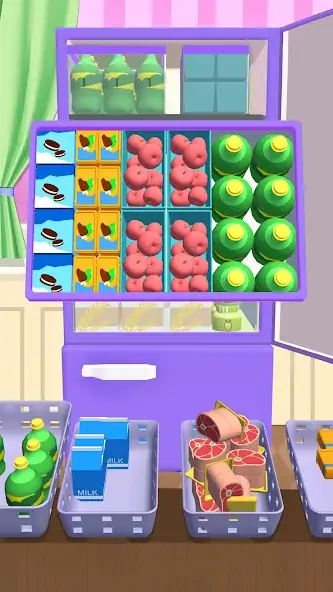 Download Fill Up Fridge：Organizing Game [MOD, Unlimited money] + Hack [MOD, Menu] for Android