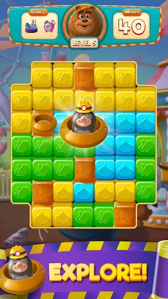Download Blast Friends: Match 3 Puzzle [MOD, Unlimited coins] + Hack [MOD, Menu] for Android