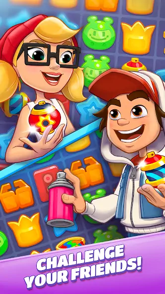 Download Subway Surfers Match [MOD, Unlimited coins] + Hack [MOD, Menu] for Android
