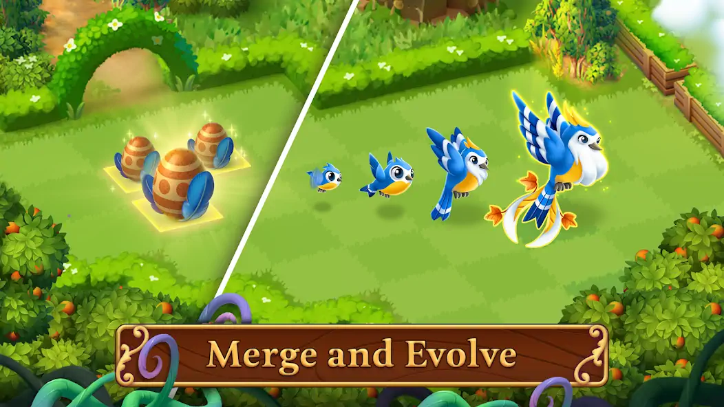 Download Merge Gardens [MOD, Unlimited coins] + Hack [MOD, Menu] for Android