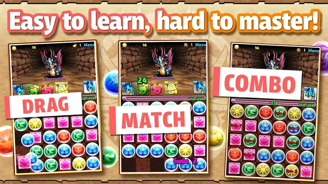 Download Puzzle & Dragons [MOD, Unlimited money/gems] + Hack [MOD, Menu] for Android