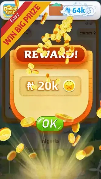 Download Dollar Quiz [MOD, Unlimited coins] + Hack [MOD, Menu] for Android