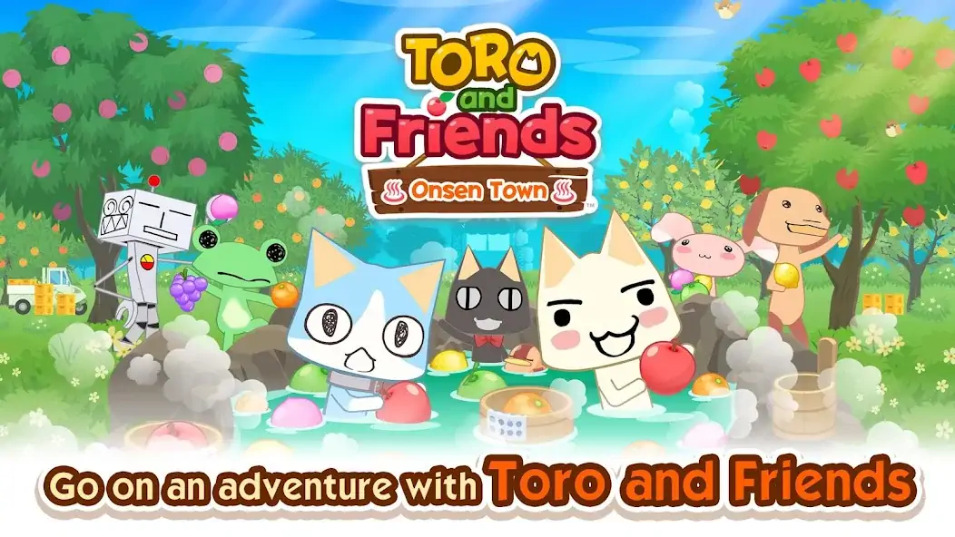 Download Toro and Friends: Onsen Town [MOD, Unlimited money/gems] + Hack [MOD, Menu] for Android