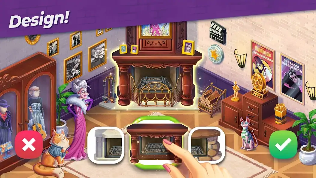 Download Penny & Flo: Home Renovation [MOD, Unlimited coins] + Hack [MOD, Menu] for Android