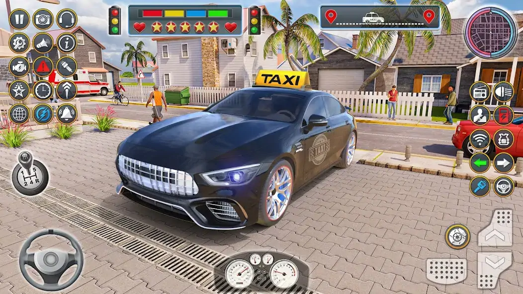 Download City Taxi Simulator Taxi games [MOD, Unlimited money] + Hack [MOD, Menu] for Android