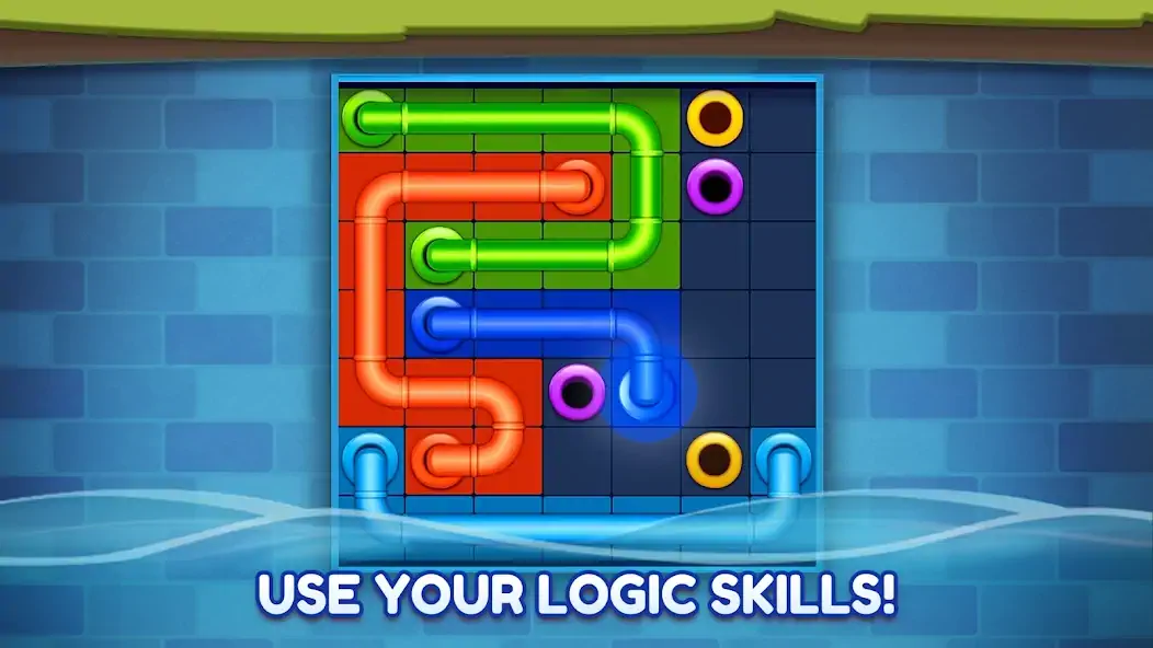 Download Line Puzzle: Pipe Art [MOD, Unlimited money] + Hack [MOD, Menu] for Android