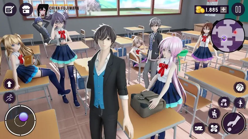 Download Sakura High School Girls Games [MOD, Unlimited coins] + Hack [MOD, Menu] for Android